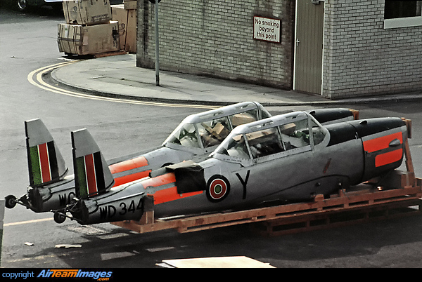 Possibly being airfreighted to the USA where it was registered N35Y. DHC-1 Chipmunk T10