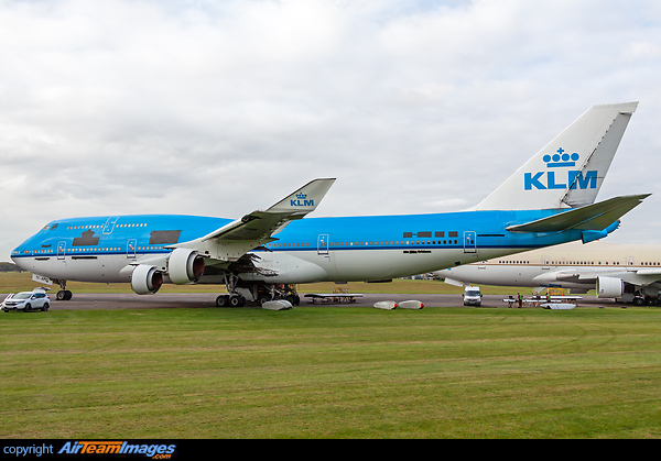 Former PH-BFG of KLM has now been registered to TF-AMG for Air Atlanta Icelandic and is be being used for parts and parted out at Cotswold Airport Boeing 747-406