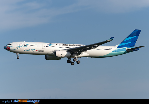The 4th mask in the series from Garuda Indonesia themed "Sekar Jagat Nusantara" 10 flowers that represent the diversity of flora in Indonesia Airbus A330-343
