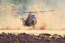 S-440 Making a brown out landing on a sand patch on the Dutch Low Flyi...