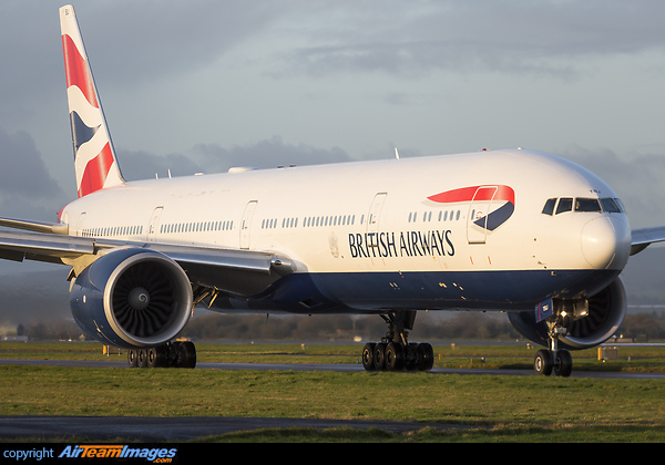 Taxying out for a 23 depparture to Heathrow. The aircraft brought PPE from Kuala Lumpur. Boeing 777-336/ER