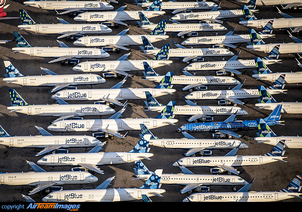 JetBlue Aircraft Storage