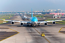 Korean Air Cargo B747-8F's first time departure from VABB is seen here...
