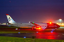 Norwegian Long Haul Boeing 787-9 taxiing in at Shannon for storage.