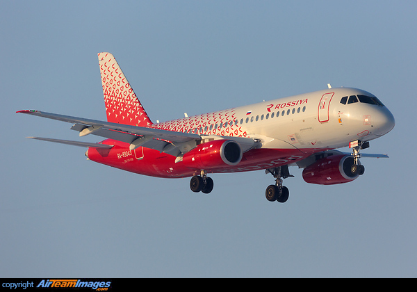 First Superjet 100 for Rossiya Airlines Sukhoi SuperJet 100-95B