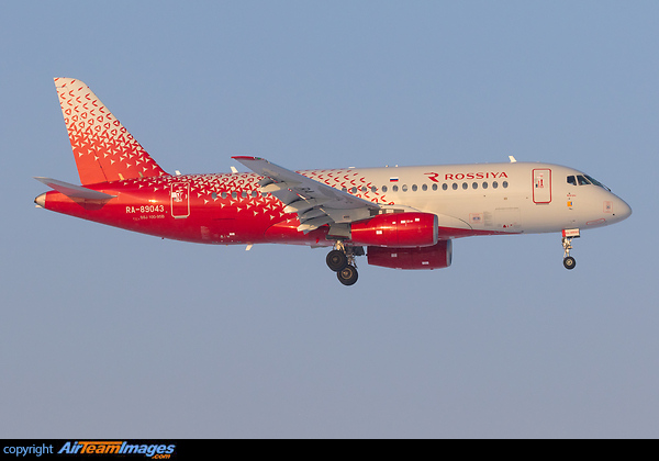 First Superjet 100 for Rossiya Airlines Sukhoi SuperJet 100-95B