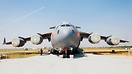 IAF's GlobeMaster on display on the ramp at Hindon AFB on the occasion...