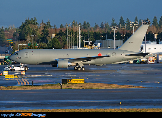 Japan Air Self-Defense Force (JASDF) first KC-46A Pegasus. Boeing KC-46A Pegasus
