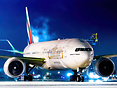 Getting de-iced before departure to Dubai