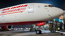 Air India's year old B77W christened "Sikkim" docked at her gate at sh...
