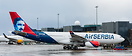 New Air Serbia A330-200 featuring a tail commemorating Nikola Tesla, a...