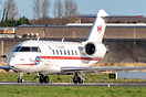 RCAF Bombardier CC-144D Challenger enters the runway at Shannon, Irela...