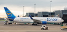 D-ABUK Condor B767 on stand at Shannon following a medical diversion. ...