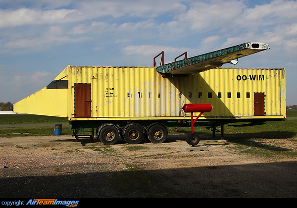 Aircraft Fire Trainer Simulator at Antwerp Airport. Airport Fire Training