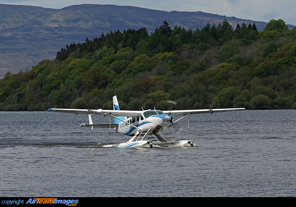 This Cessna Caravan on floats operates from Loch Lomond, Scotland Cessna 208 Caravan