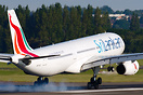 An early morning arrival at Birmingham is SriLankan Airbus 330, 4R-ALO...