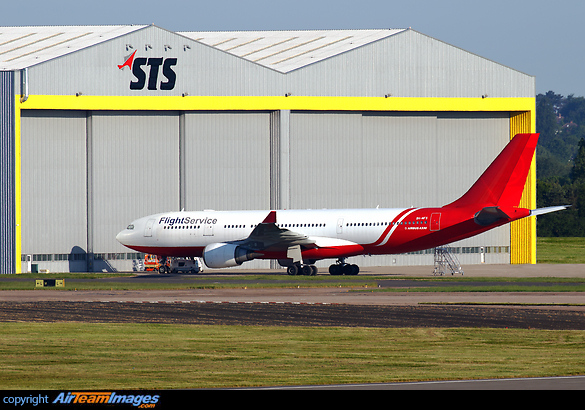 STS Aviation Services have recently signed a long-term base maintenance agreement with Aircraft Engine Lease Finance (AELF) to support their company's Airbus A330 aircraft. AELF Flight Service's A330-200, 9H-MFS, receives attention at the state-of-the-art STS facility at Birmingham Airport. Airbus A330-203