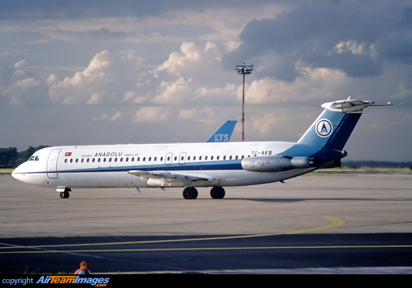 Basic Marmara Airlines livery. Anadolu Airlines Only operated for a few weeks in the summer of 1987 BAC 111-525FT One-Eleven