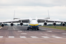 AN225 into Brize Norton dropping off RAF Helicopters