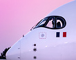 Wave from the flight deck taxiing out for departure