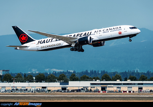 FLY THE FLAG GO CANADA GO! Air Canada new special livery supporting Team Canada & Canadian Paralympic Team at the Tokyo 2020 Olympic & Paralympic Games. Boeing 787-9 Dreamliner