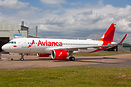 Latest Airbus A320 neo to join the fleet is caught coming out of the A...
