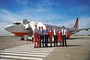After the first landing on the new-build runway