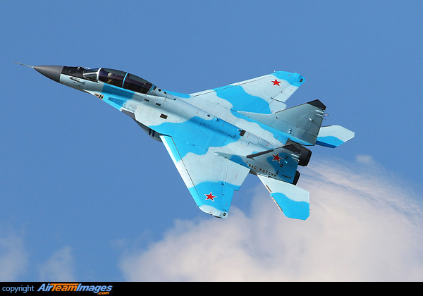 Preparation to MAKS 2021 Mikoyan Gurevich MiG-35S