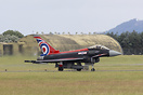 RAF 2021 Display Typhoon 'BLACKJACK' seen here at RAF Leeming