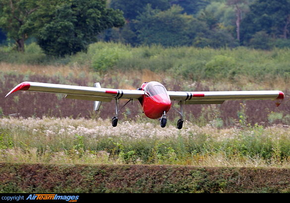 The Sadler SV-1 Vampire is a single-seat ultralight sport aircraft developed in the United States in the early 1980s. It is uncharacteristic of ultralight designs in both its layout and its construction. The Vampire is a mid-wing cantilever monoplane of pod-and-boom configuration and twin booms joined by a common horizontal stabilizer. Sadler Vampire Sv.2