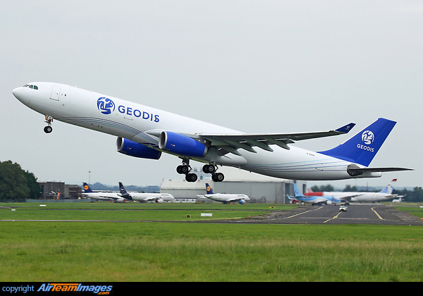 Newly delivered Titan Airways A330-343P2F, G-EODS, visited Shannon for crew training. Airbus A330-343P2F