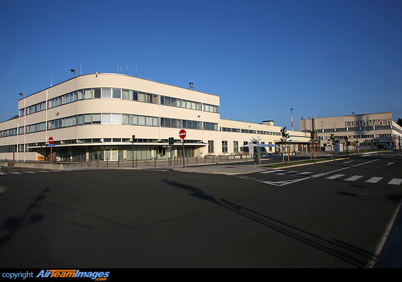 Terminal of Antwerp seen from landside. Antwerp Airport