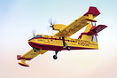 Spanish Canadair intervened in support of the Italian fleet during the...