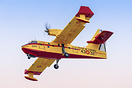 Spanish Canadair intervened in support of the Italian fleet during the...