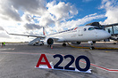 First of an of an order of 60 Airbus A220 aircraft for Air France