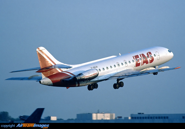 Final livery Sud Aviation Caravelle 10B3