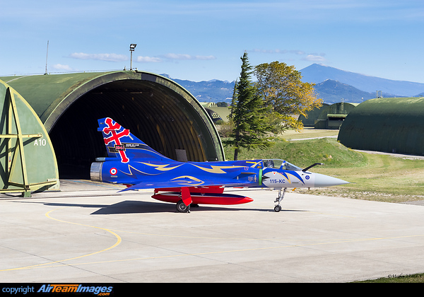special paint scheme for the 80th squadron birthday Dassault Mirage 2000C
