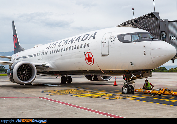 Air Canada restarts operations to SJO after COVID19 numbers demand its route reopening Boeing 737-8 MAX