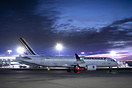 First Air France A220 coming to Paris Orly airport, as part of crew tr...