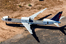 Former Delta Airlines being scrapped.