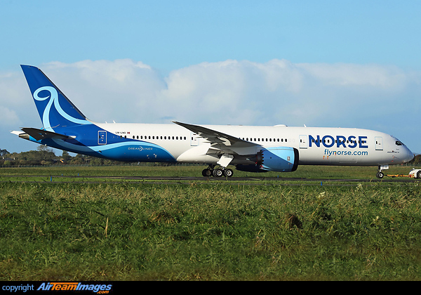 LN-LNO is the first Boeing 787-9 Dreamliner to be painted for Norse Atlantic Airways. Boeing 787-9 Dreamliner