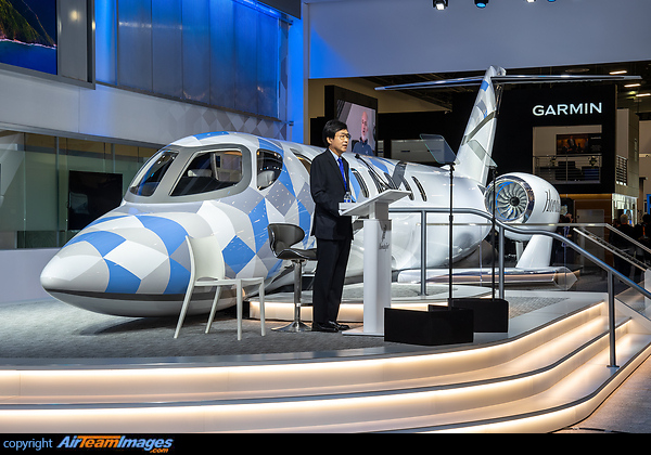 Unveiling of the new midsize jet HondaJet 2600 at NBAA 2021 Las Vegas Convention Center Honda HondaJet 2600