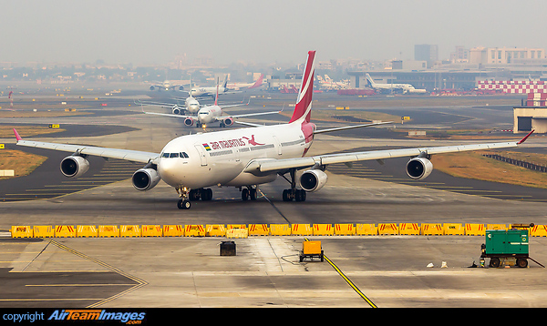 Just 10 years old and it's looks as it's been used for 40 years. Le Chamarel holding on November3 waiting for it's return leg to Port Louis. November3 was operational because of the repairs and maintenance on November and November1. Airbus A340-313E