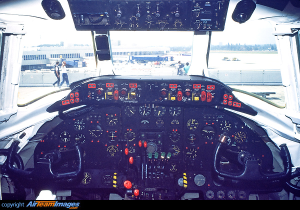 ex Channel Airways, cockpit section was displaysd at the visitors terrace on top of the terminal building Vickers 812 Viscount