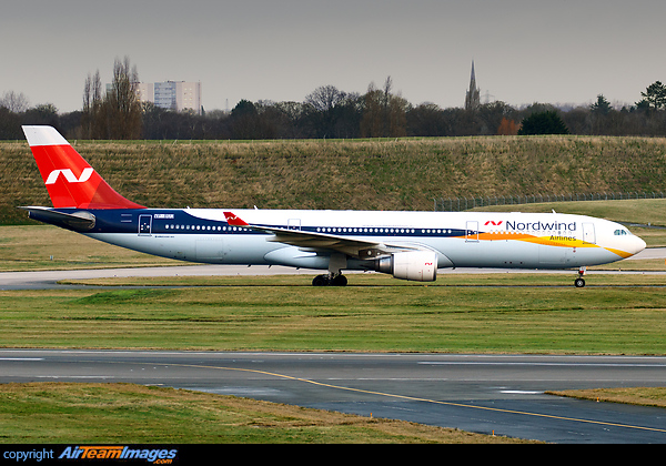 Passenger aircraft operating a freight flight from China. Aircraft is still in basic Jet Airways livery Airbus A330-302