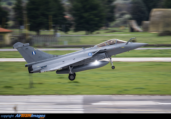 First Rafales for the Hellenic Air Force delivered today at Tanagra Air Base, 332 SQ Dassault Rafale EG