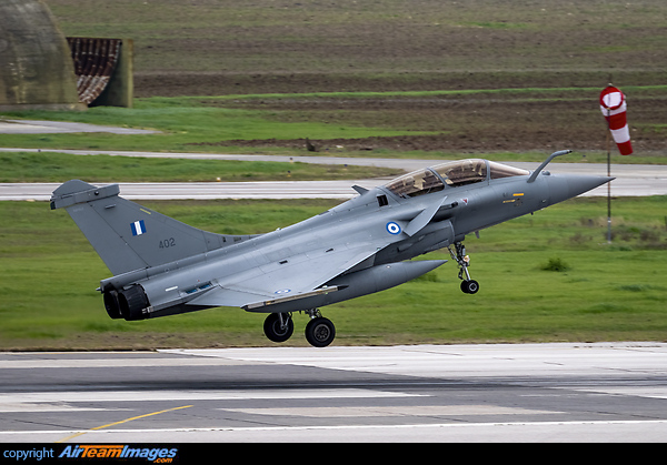 First Rafales for the Hellenic Air Force delivered today at Tanagra Air Base, 332 SQ Dassault Rafale EG