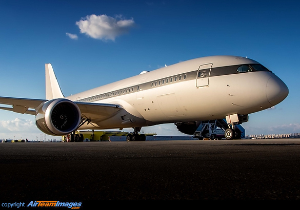 Roman Abramovich's new Boeing Business Jet 787 VIP P4-BDL operated by Global Jet Luxembourg Boeing Business Jet 787 VIP