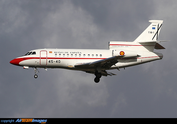 Visitor for the 6th EU - Africa business summit. Dassault Falcon 900B