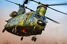 Goodbye flight of the Dutch Air Force Delta type Chinook on the Oirsch...